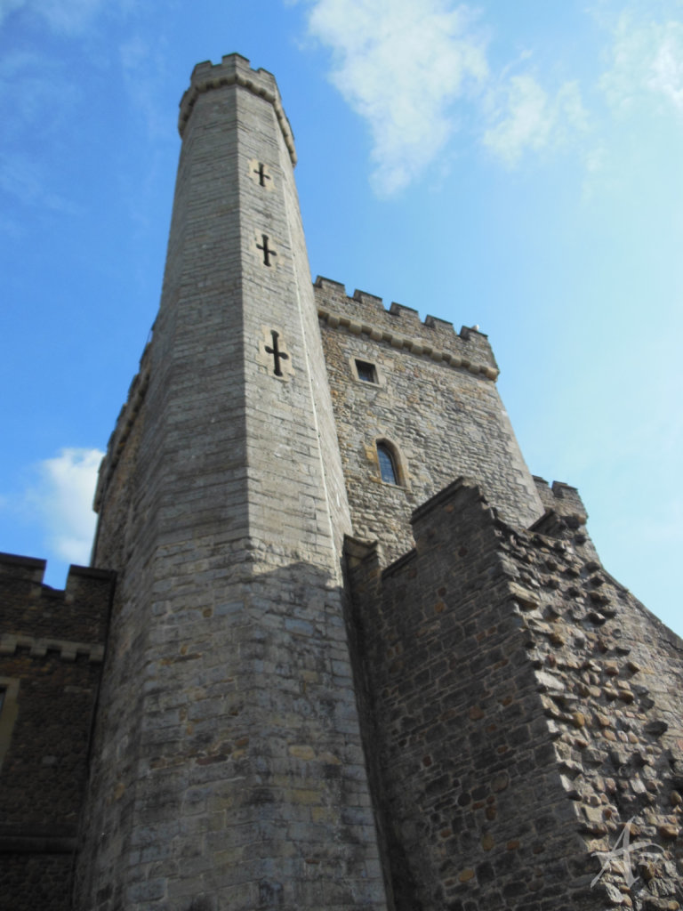Cardiff Castle Tower Wales