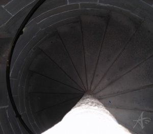 Spiral Staircase at Warwick Castle
