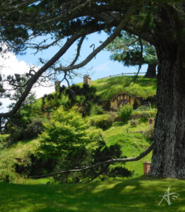 Bag End Hobbiton scenery view