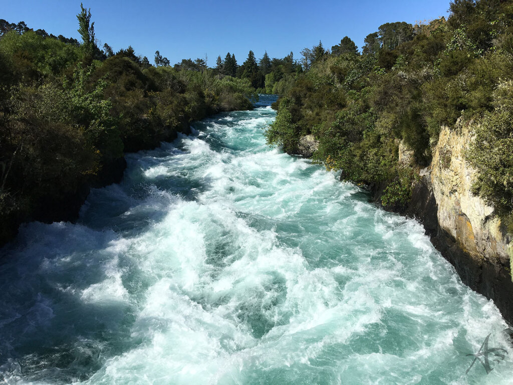 Huka Falls New Zealand Hobbit Film Site