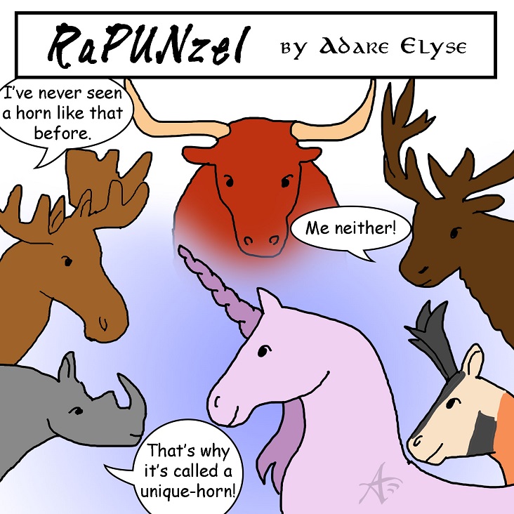 Unicorn Comic Pun Joke