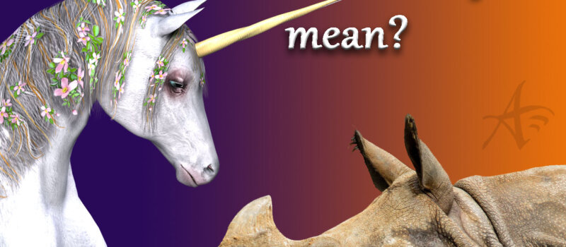 Unicorn etymology Unicorn vs rhinoceros