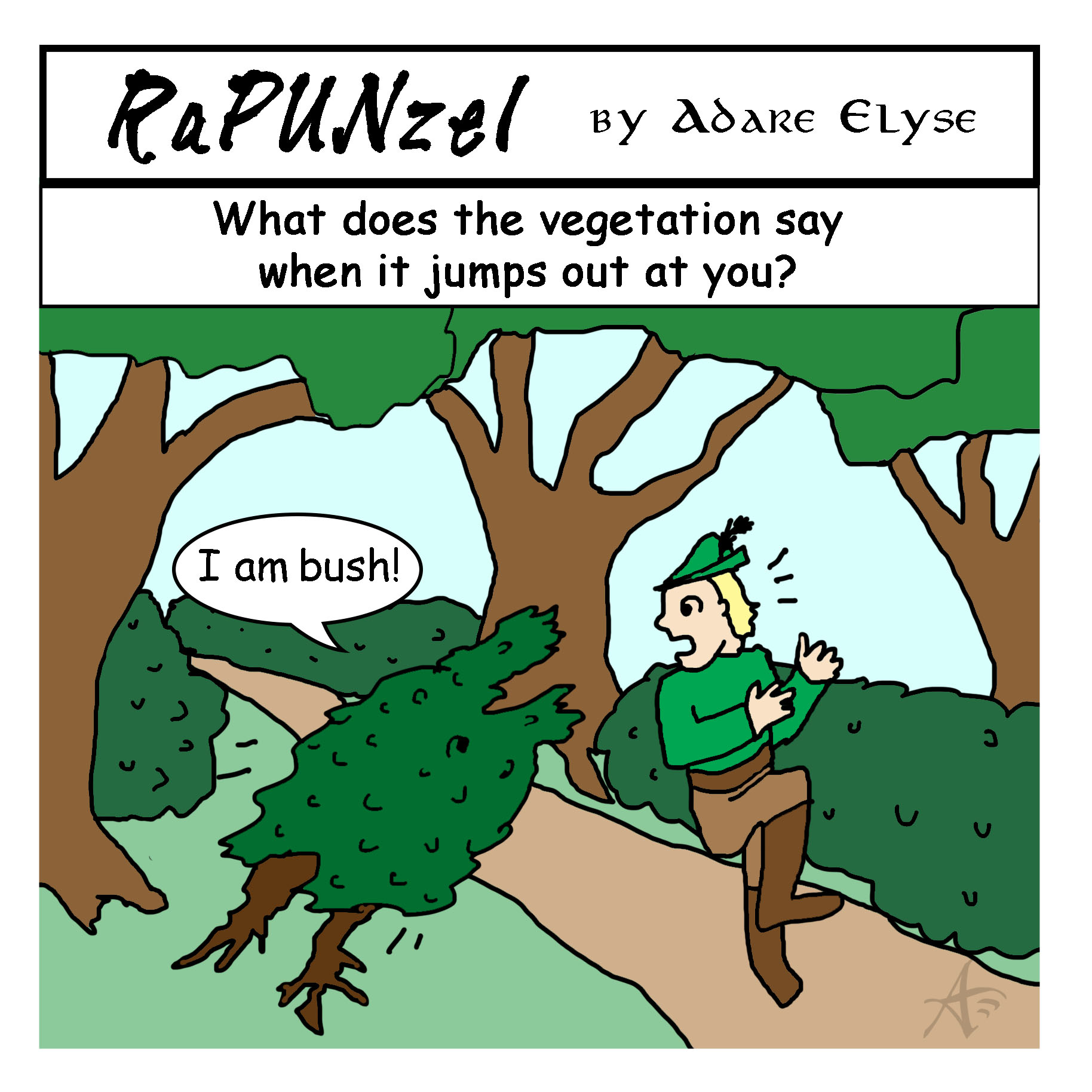 Comic: Not Out of the Woods Yet – Adare Elyse