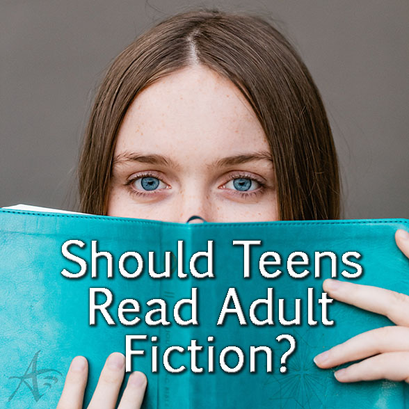 Should Teens Read Adult Fiction? Girl reading