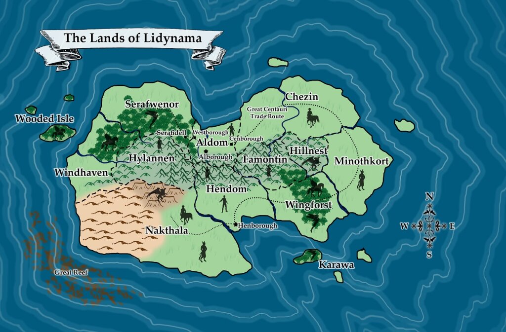 Color map of Lidynama from On Hidden Wings